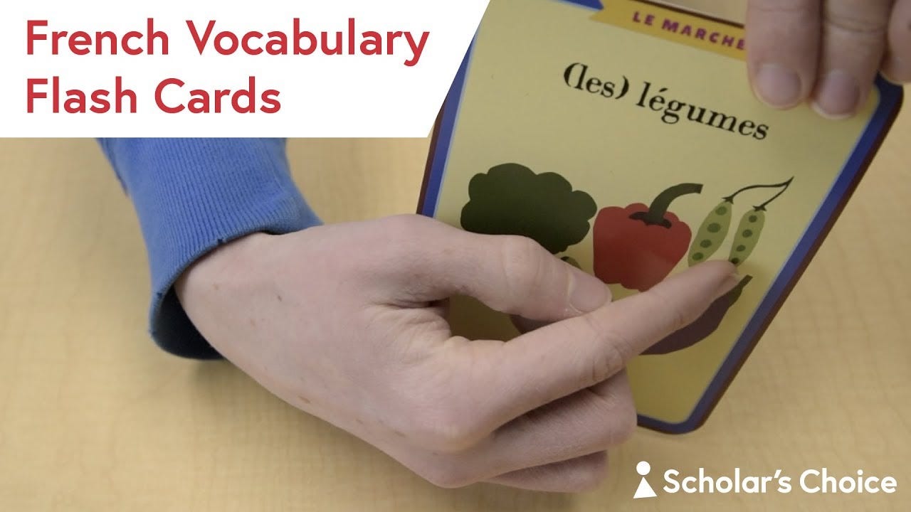 French Flash Cards by eeboo