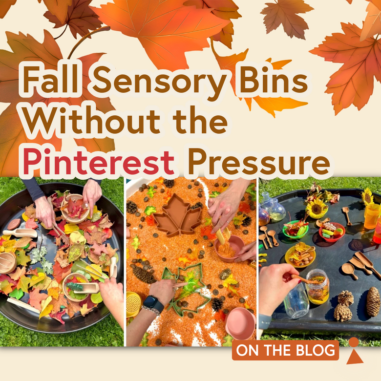 Fall Sensory Bins Without the Pinterest Pressure