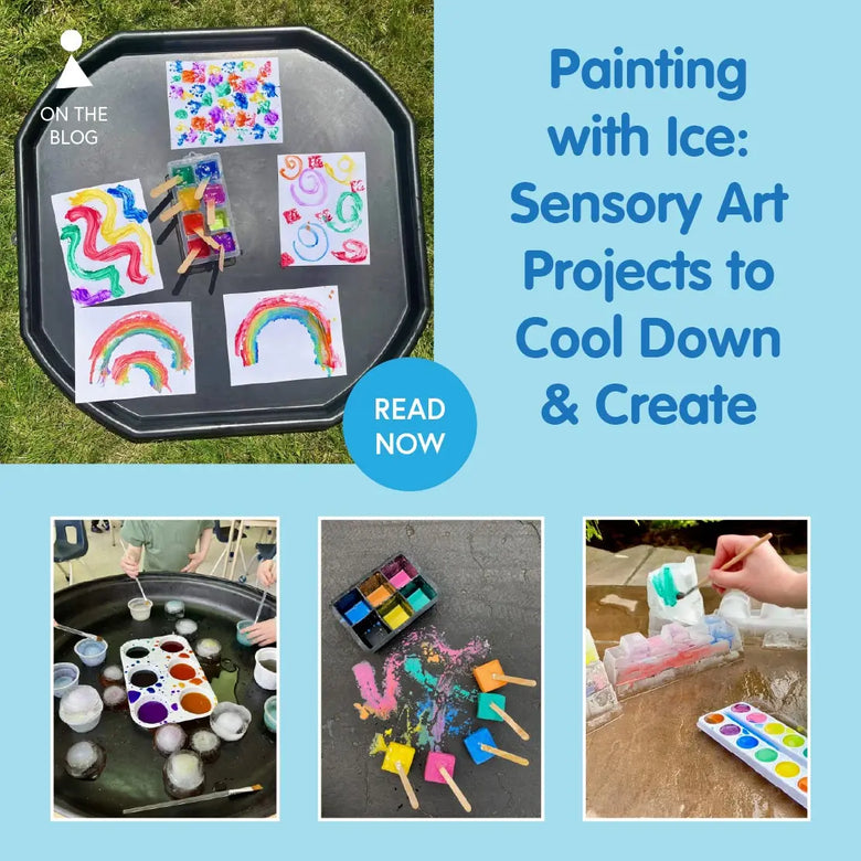 Painting with Ice: Sensory Art Projects to Cool Down & Create