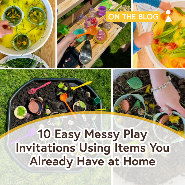 10 Easy Messy Play Invitations Using Items You Already Have at Home