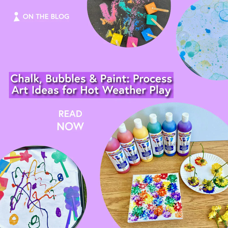 Chalk, Bubbles & Paint: Process Art Ideas for Hot Weather