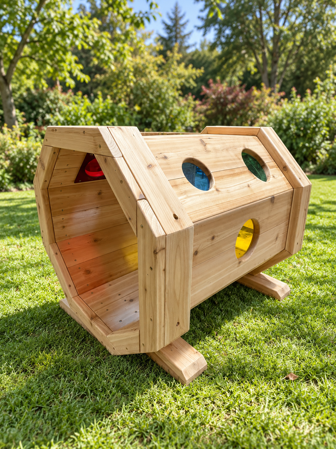 Rainbow Peekaboo Tunnel 3 ft