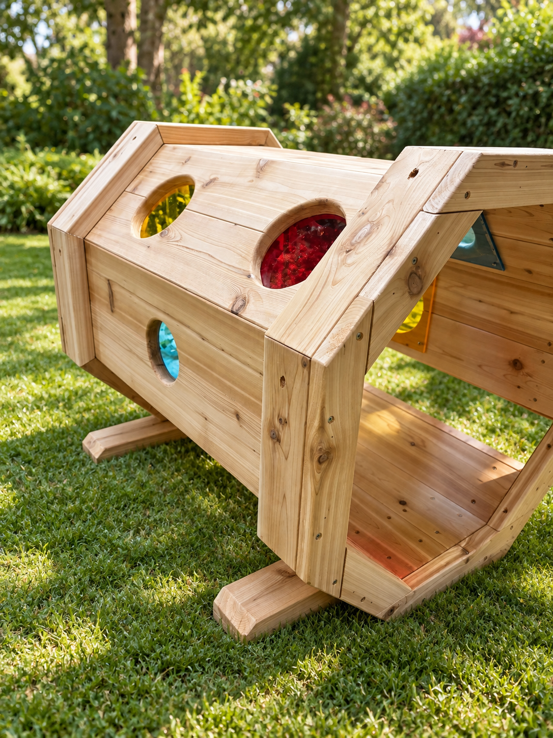 Rainbow Peekaboo Tunnel 3 ft