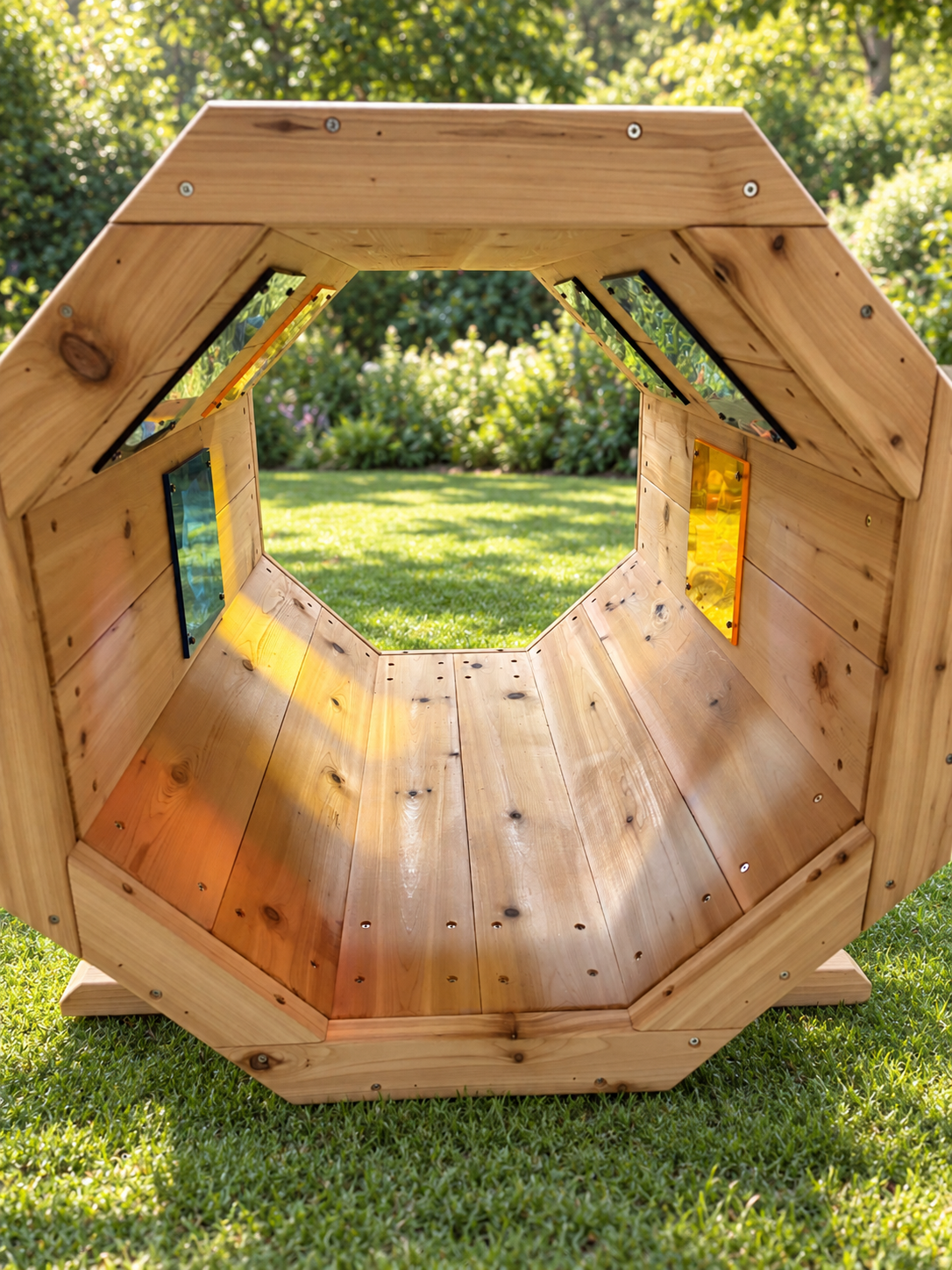 Rainbow Peekaboo Tunnel 3 ft