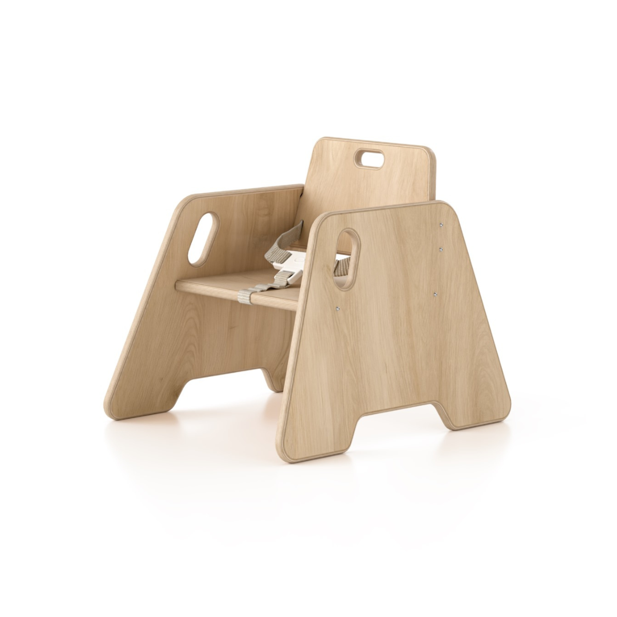 Stackable Infant Chair with Belt 8in