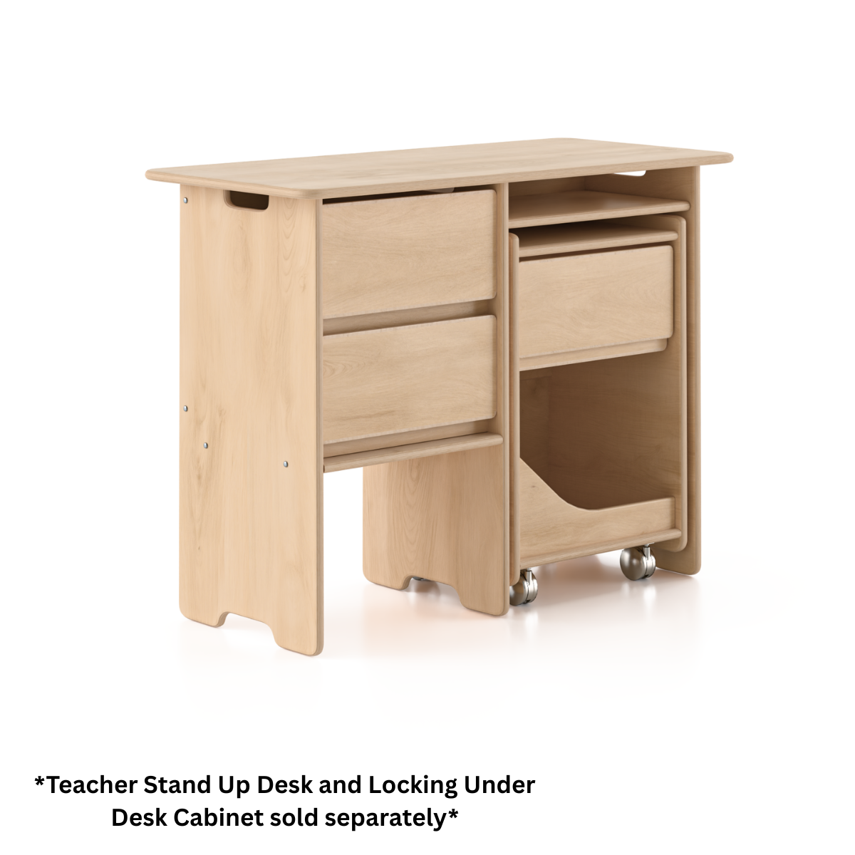Teacher Locking Under Desk Cabinet