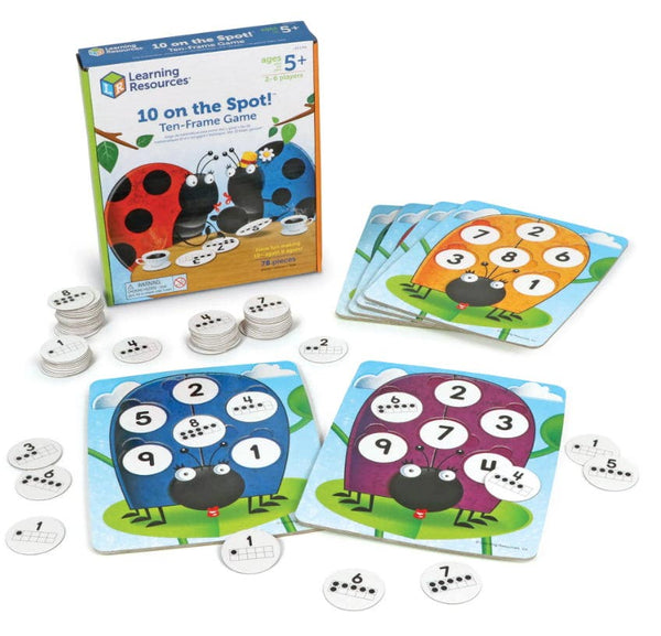 10 on the Spot Ten-Frame Game