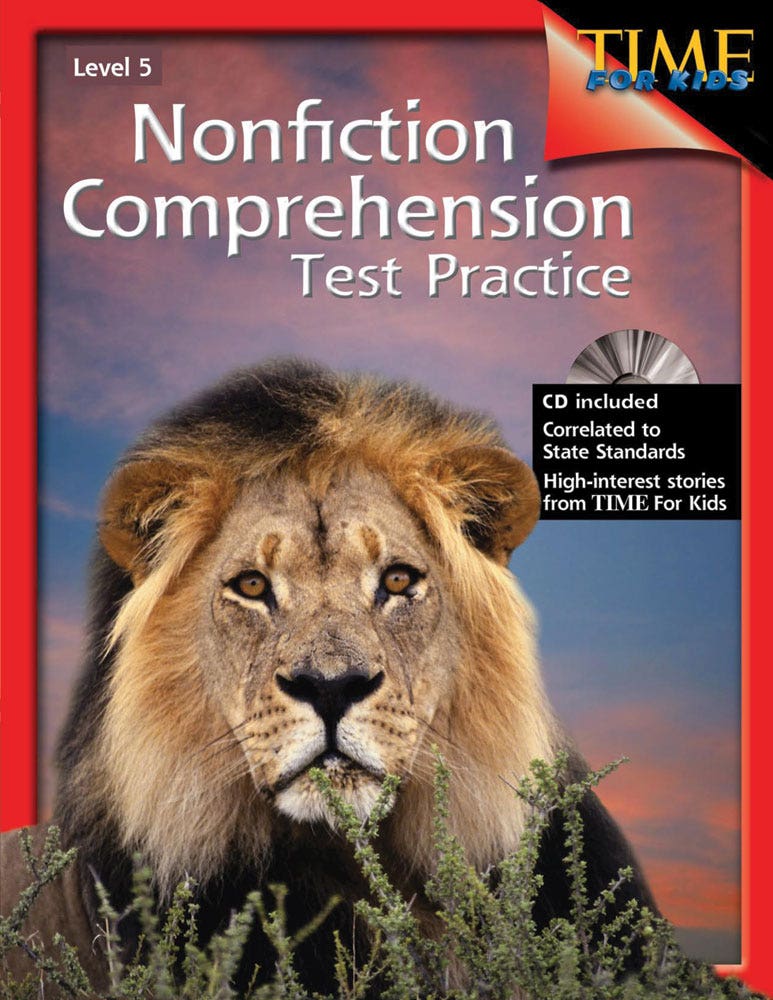 Nonfiction Comprehension Test Practice Ebook