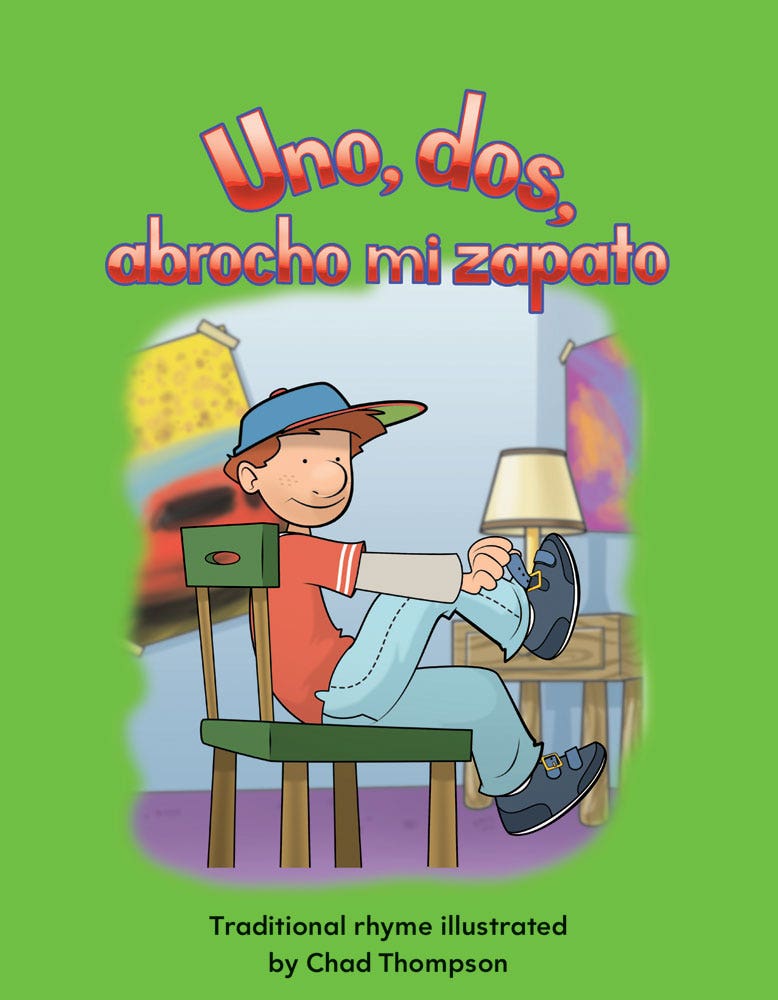Uno dos abrocho mi zapato (One Two Buckle My Shoe) Ebook