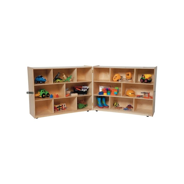 36inH Folding Storage Cabinets with reinforced sides and 2 1