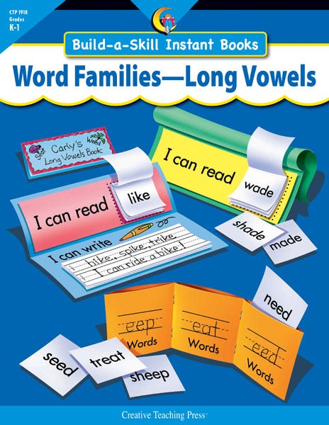 Word Families-long Vowels Build-a-skill Instant Books Ebook