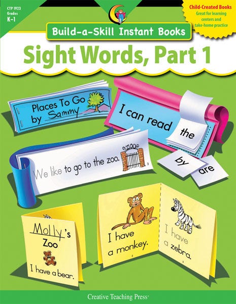 Sight Words Part 1 Build-A-Skill I Ebook