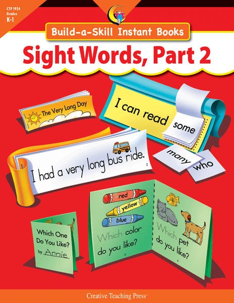 Sight Words Part 2 Build-A-Skill I Ebook