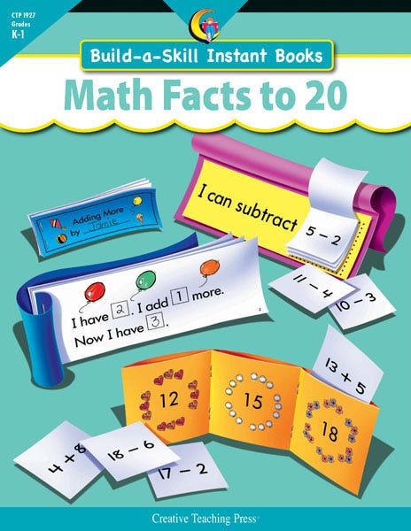 Math Facts To 20 Build-A-Skill Ins Ebook