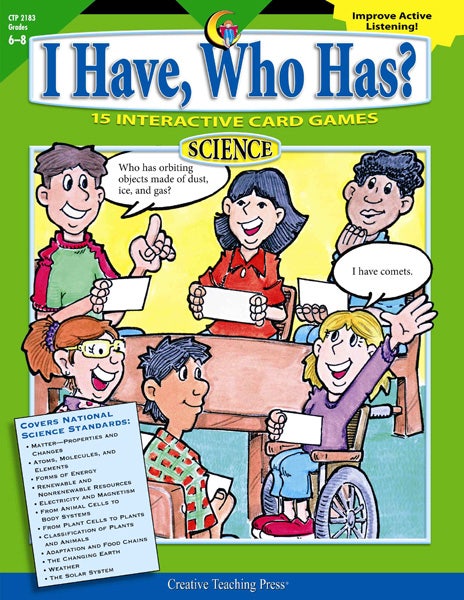 Gr 6-8 I Have Who Has? Science Ebook