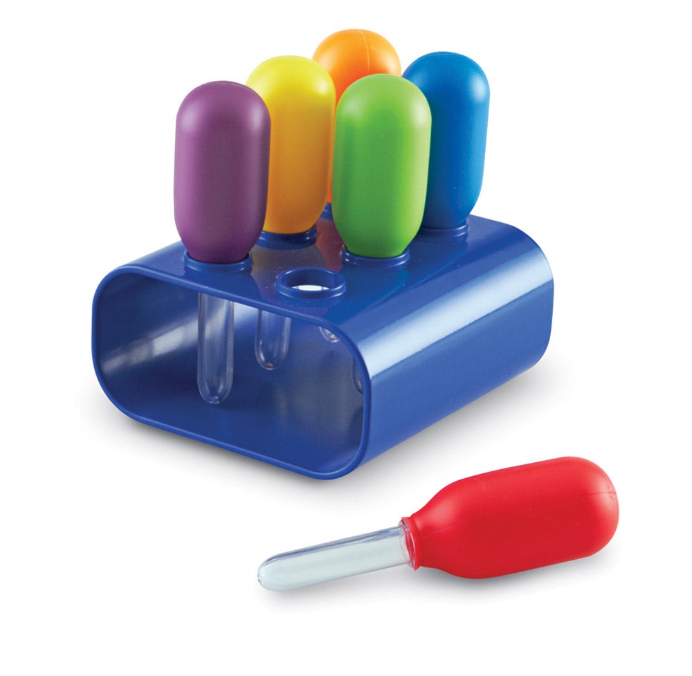 Primary Science Jumbo Eyedroppers with Stand