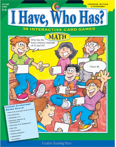 Math Grades 5-6 - I Have Who Has