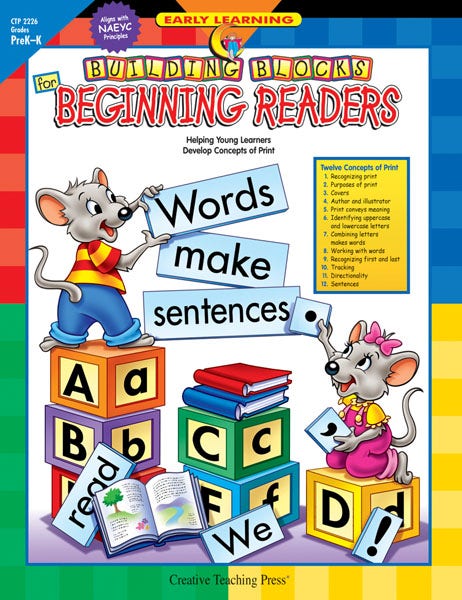 Building Blocks For Beginning Readers Ebook