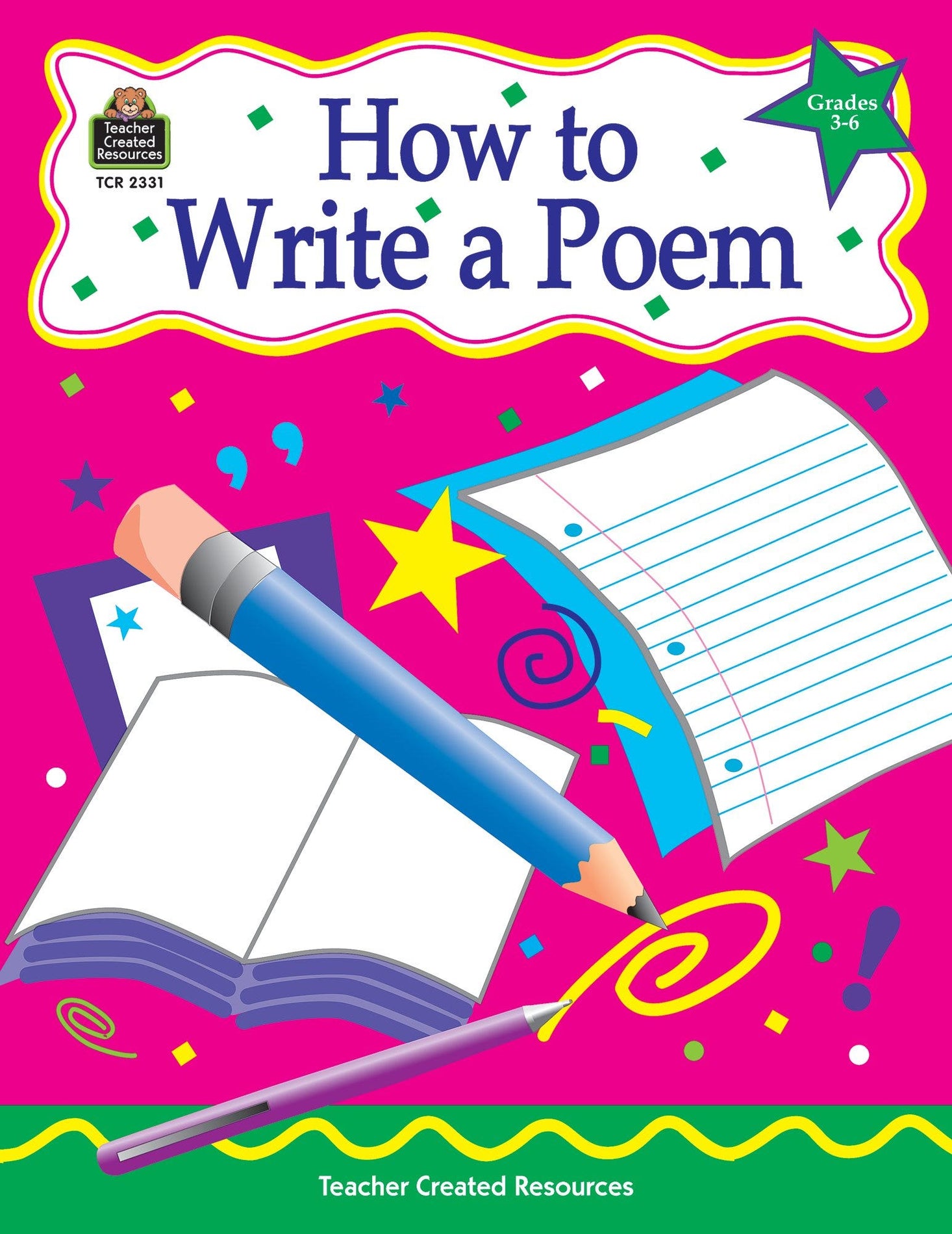 How to Write a Poem Grades 3-6 Ebook