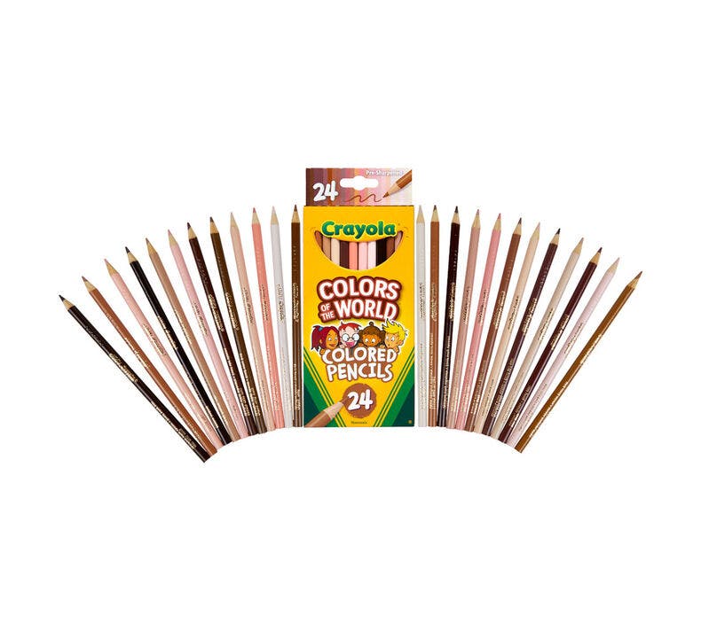Crayola Colours of the World Coloured Pencils 24 ct