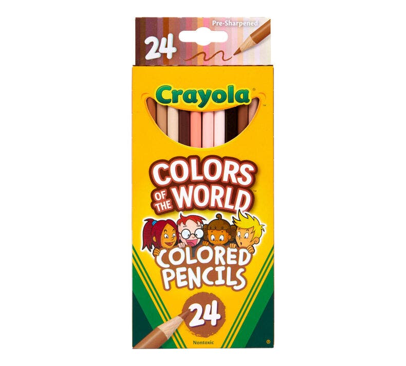 Crayola Colours of the World Coloured Pencils 24 ct