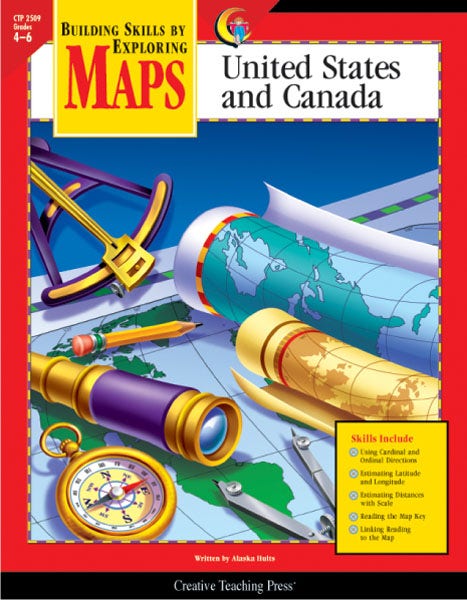 Map Skills: United States & Canada Ebook