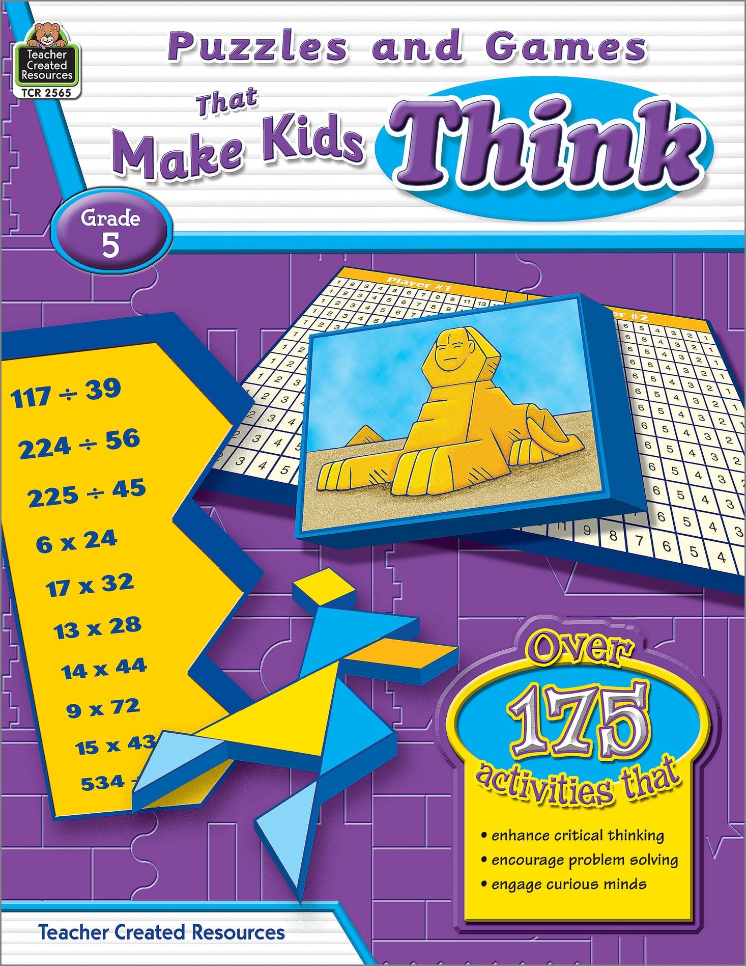 Puzzles and Games that Make Kids Think Grd 5 Ebook