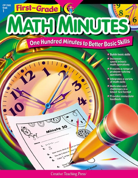 First-Grade Math Minutes (Enhanced eBook) Ebook
