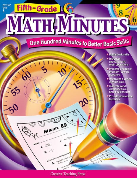Fifth-Grade Math Minutes (Enhanced eBook) Ebook