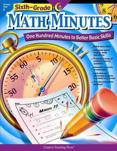 Sixth-Grade Math Minutes (Enhanced eBook) Ebook