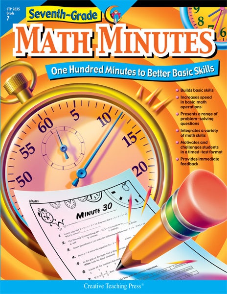 Seventh-grade Math Minutes Ebook