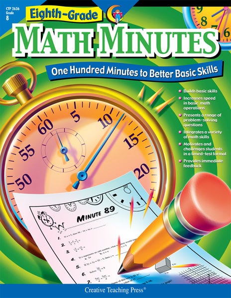 Eighth-grade Math Minutes Ebook