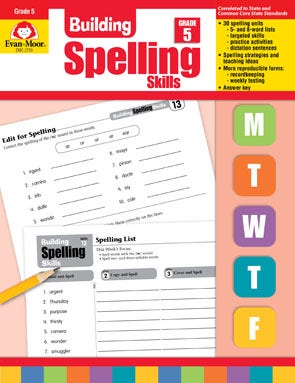 Building Spelling Skills Grade 5 Ebook