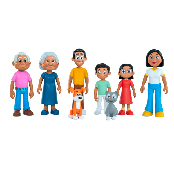 Tan-Skinned Family