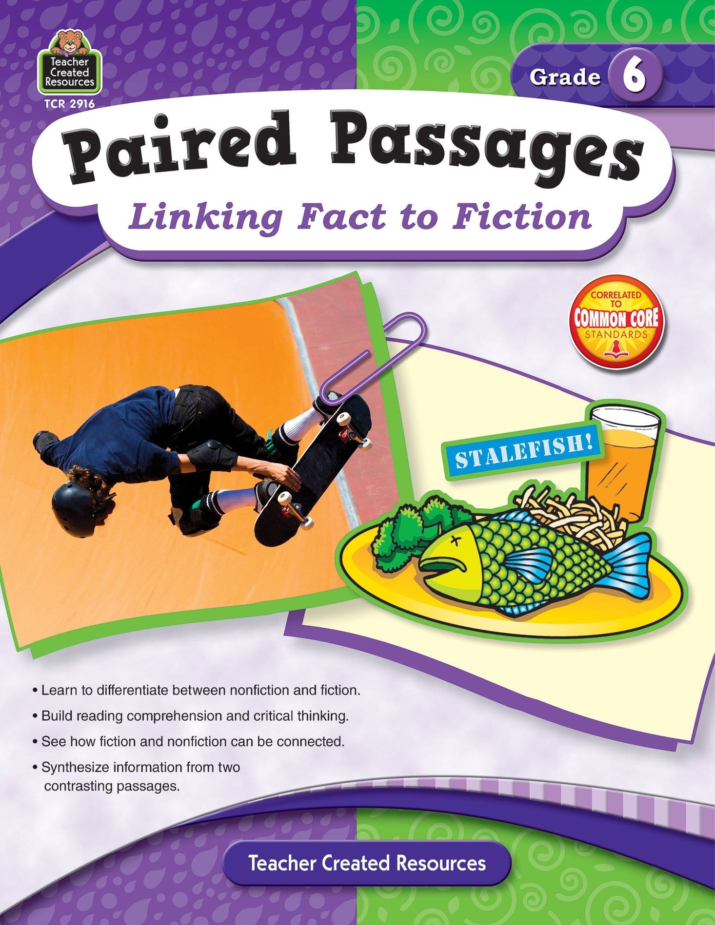 Paired Passages: Linking Fact to Fiction Grd 6 Ebook