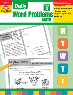 Daily Word Problems Grade 3 Ebook