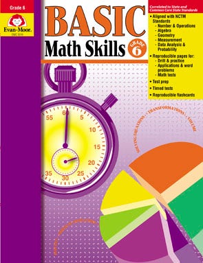 Basic Math Skills Grade 6 Ebook