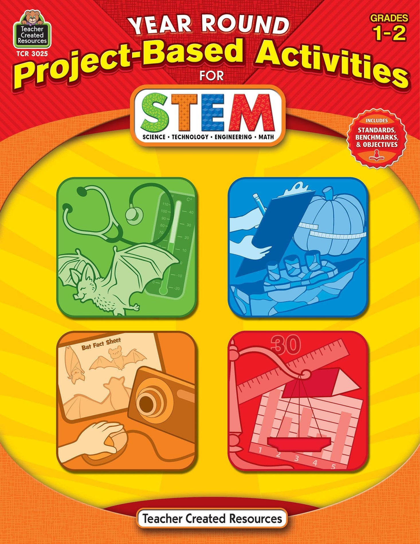 Year Round Project-Based Activities for STEM Grd 1-2 Ebook