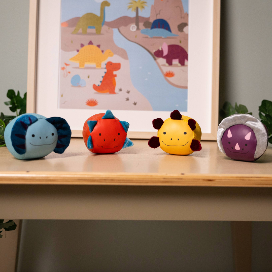 Roly Poly Balls Dino Set of 4