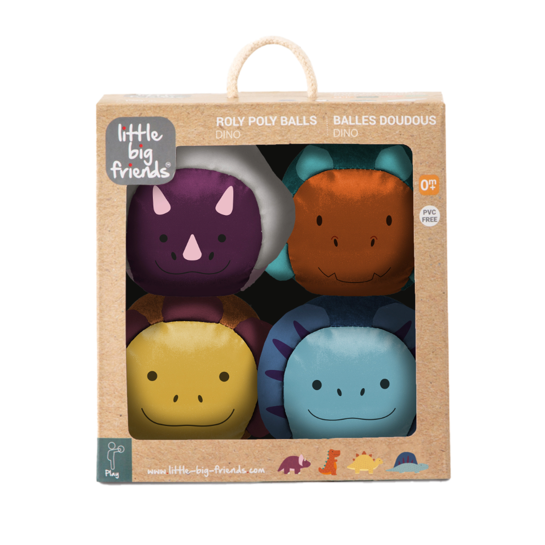 Roly Poly Balls Dino Set of 4