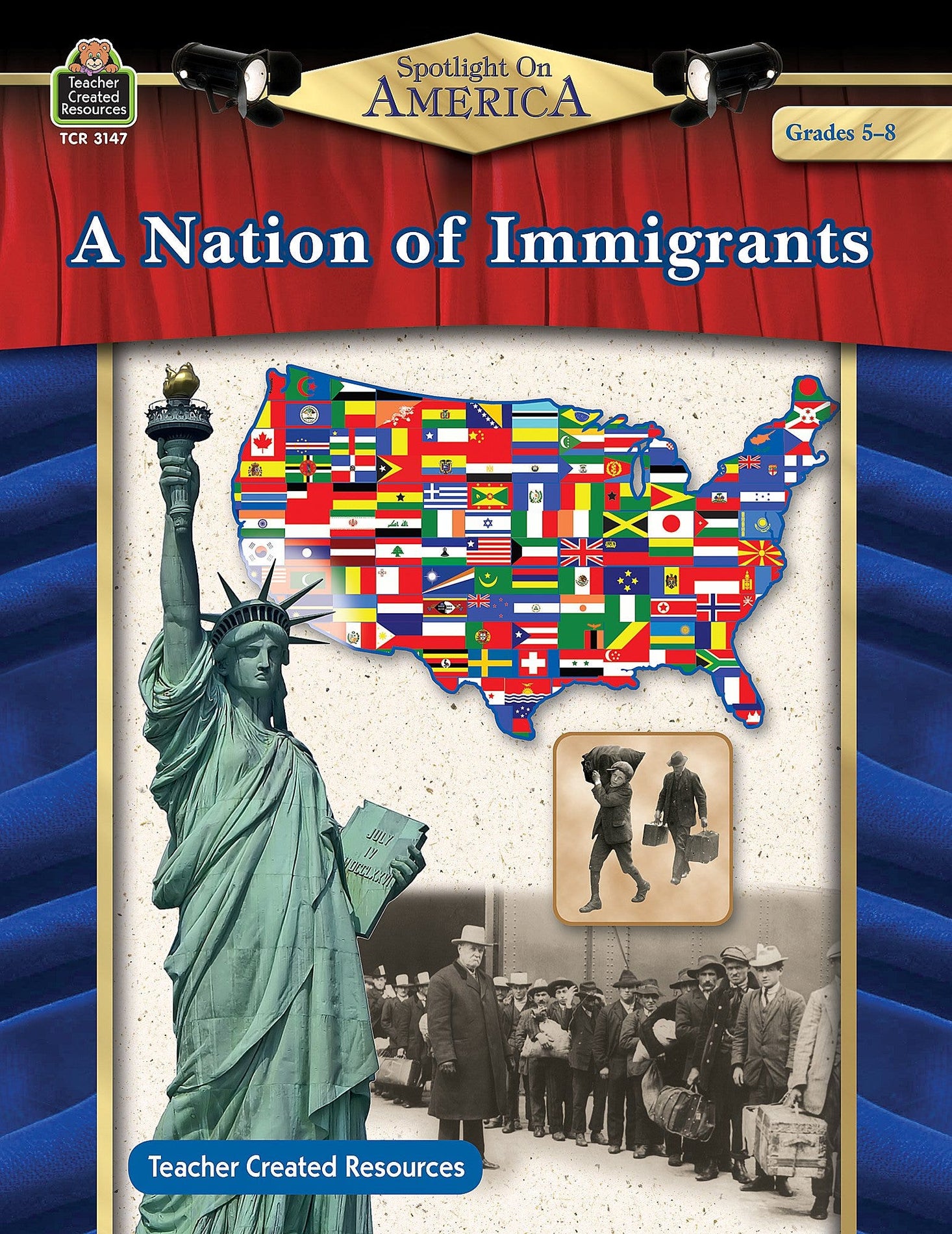 Spotlight On America: A Nation of Immigrants Grd 5-8 Ebook