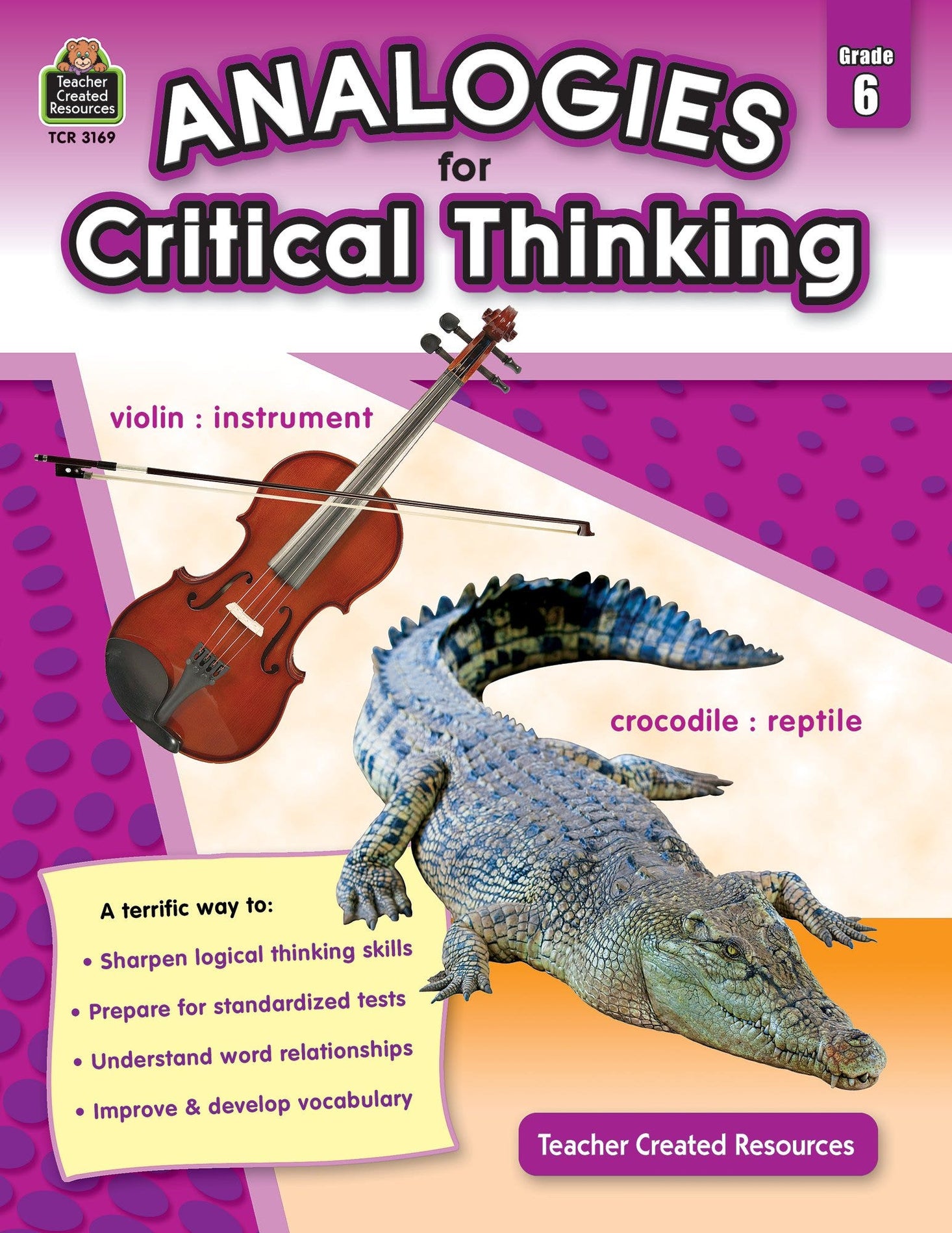 Analogies for Critical Thinking Grd 6 Ebook