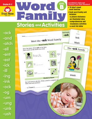 Word Family Stories and Activities Level B Ebook