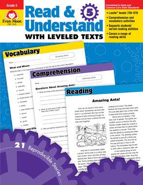 Read & Understand with Leveled Texts Grade 5 Ebook