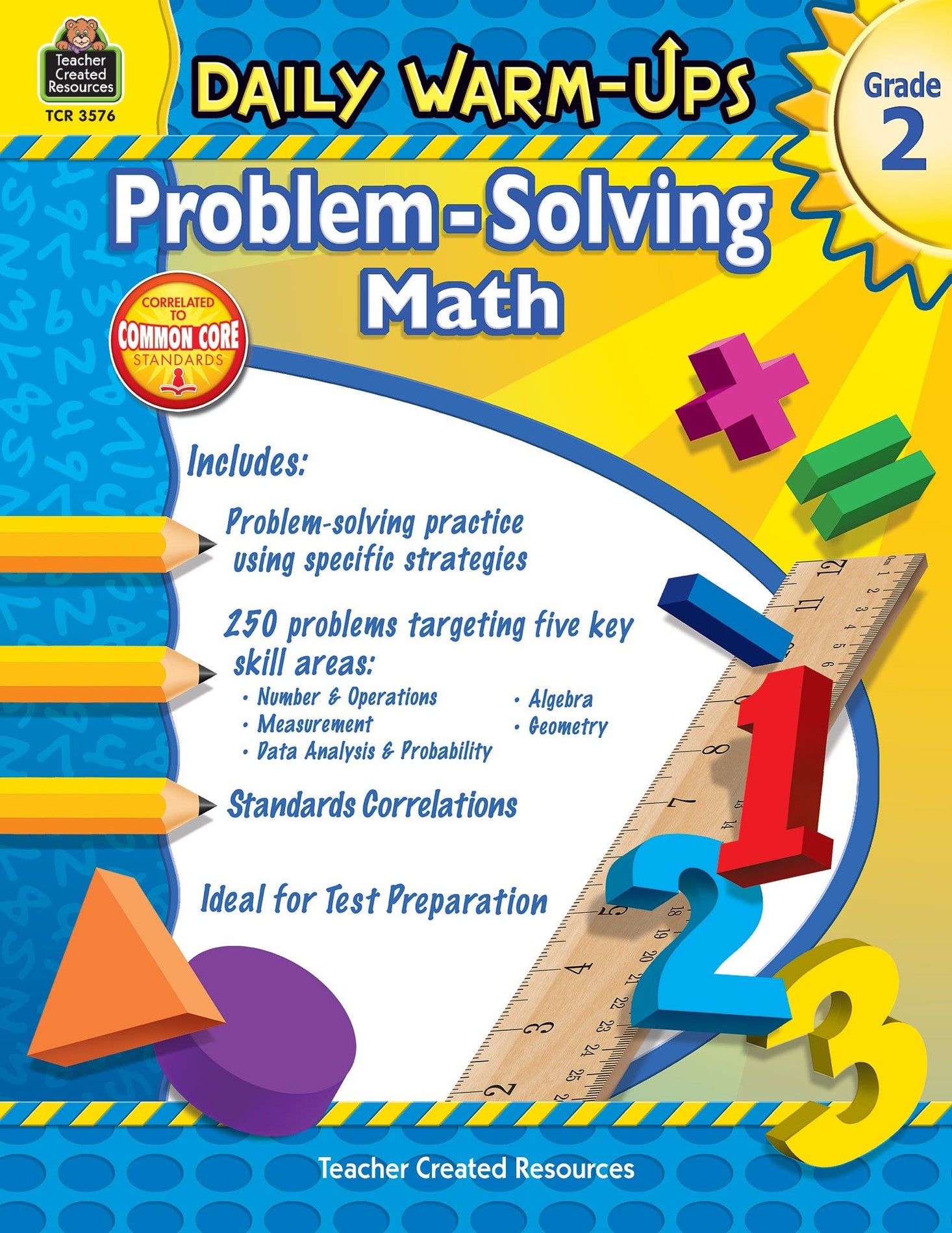Daily Warm-Ups: Problem Solving Math Grade 2 Ebook
