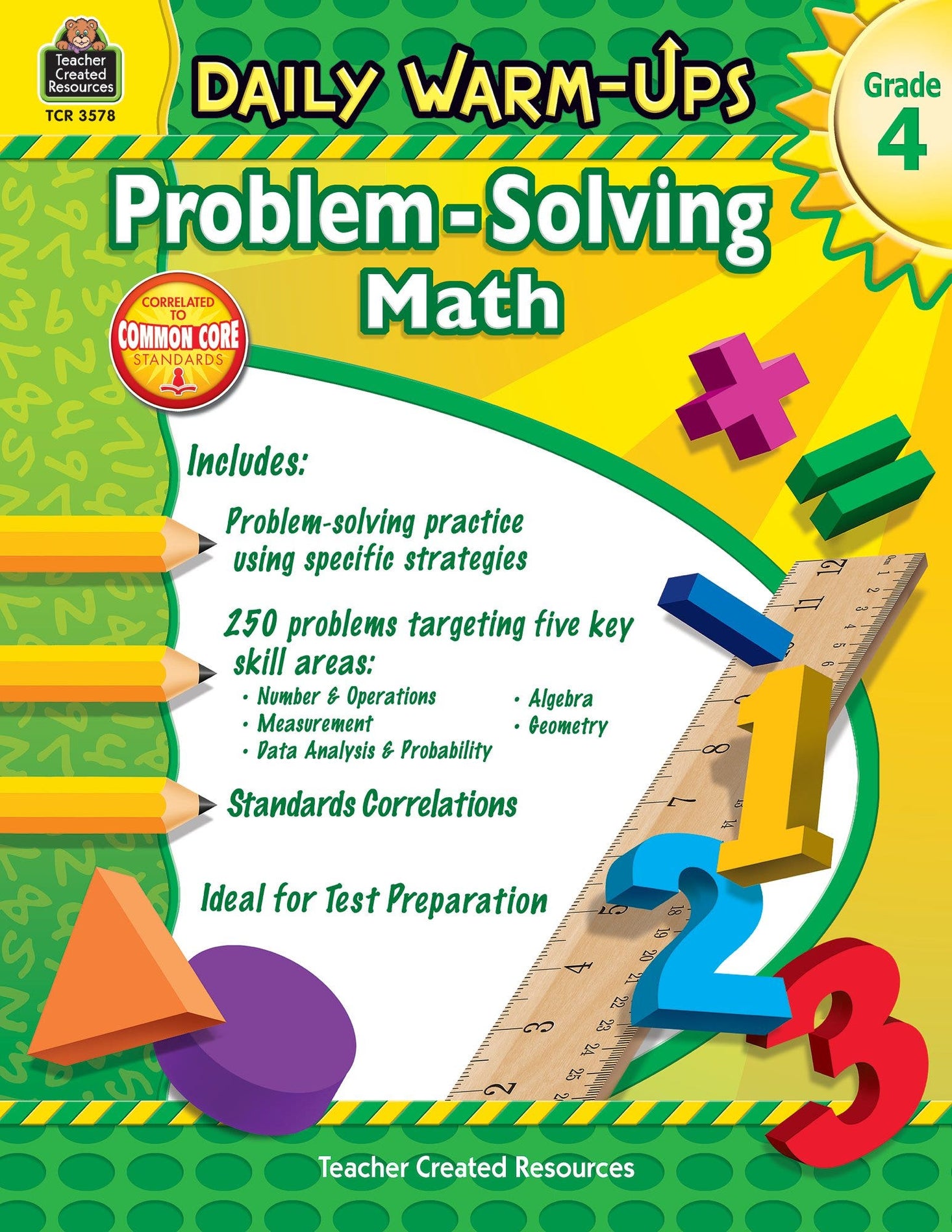 Daily Warm-Ups: Problem Solving Math Grade 4 Ebook