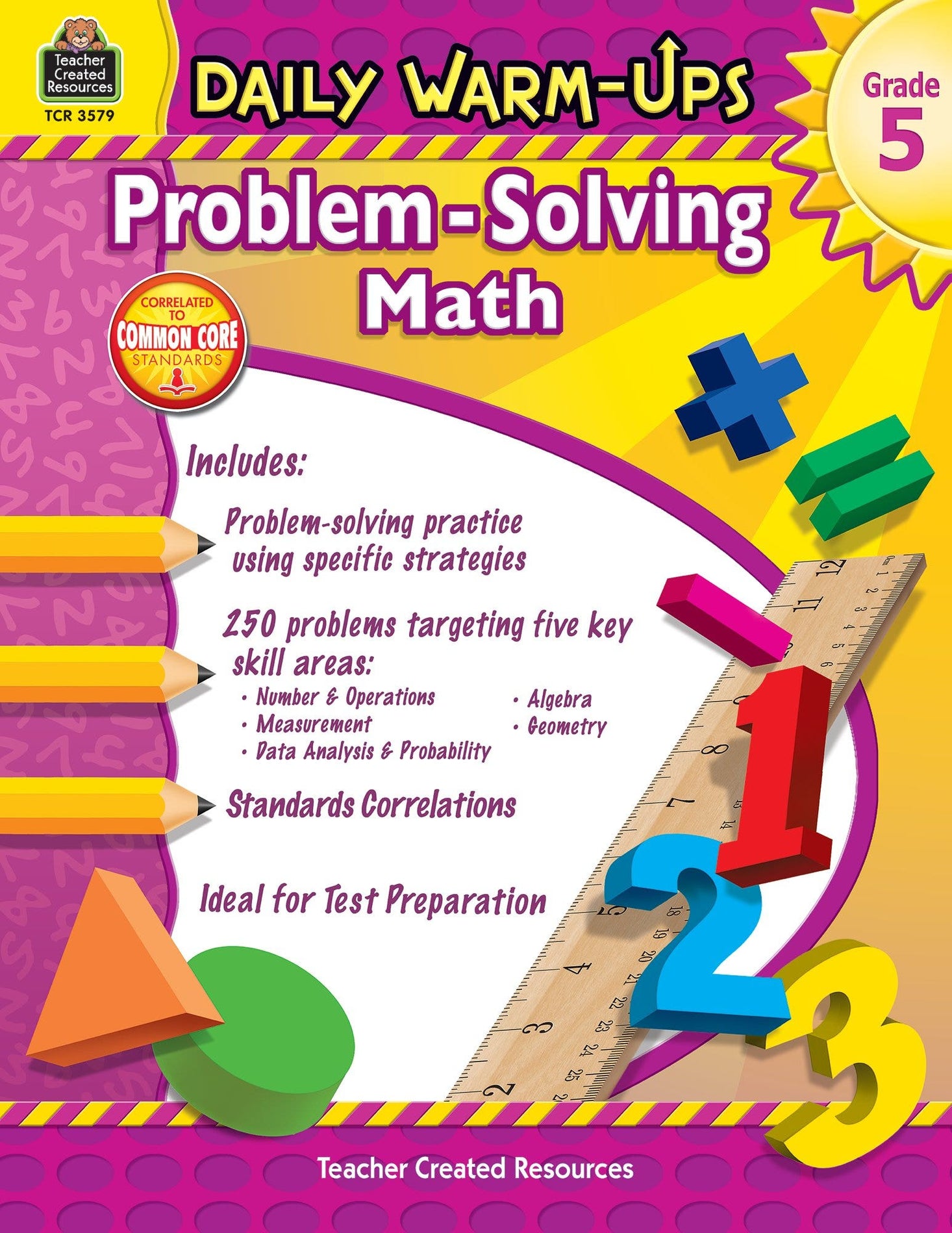 Daily Warm-Ups: Problem Solving Math Grade 5 Ebook