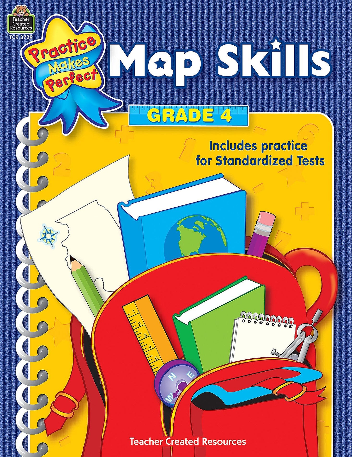Map Skills Grade 4 Ebook