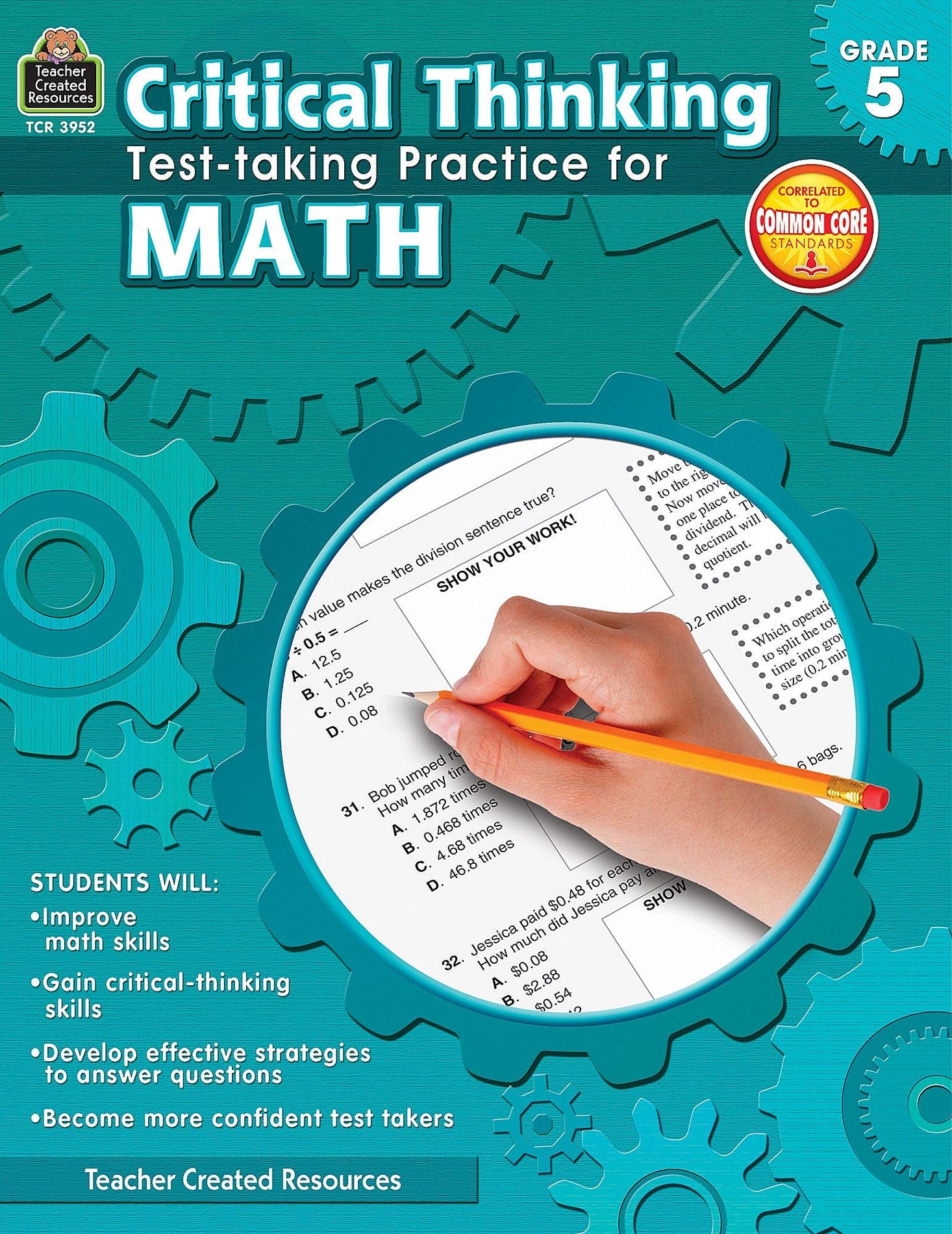 Critical Thinking: Test-taking Practice for Math Grade 5