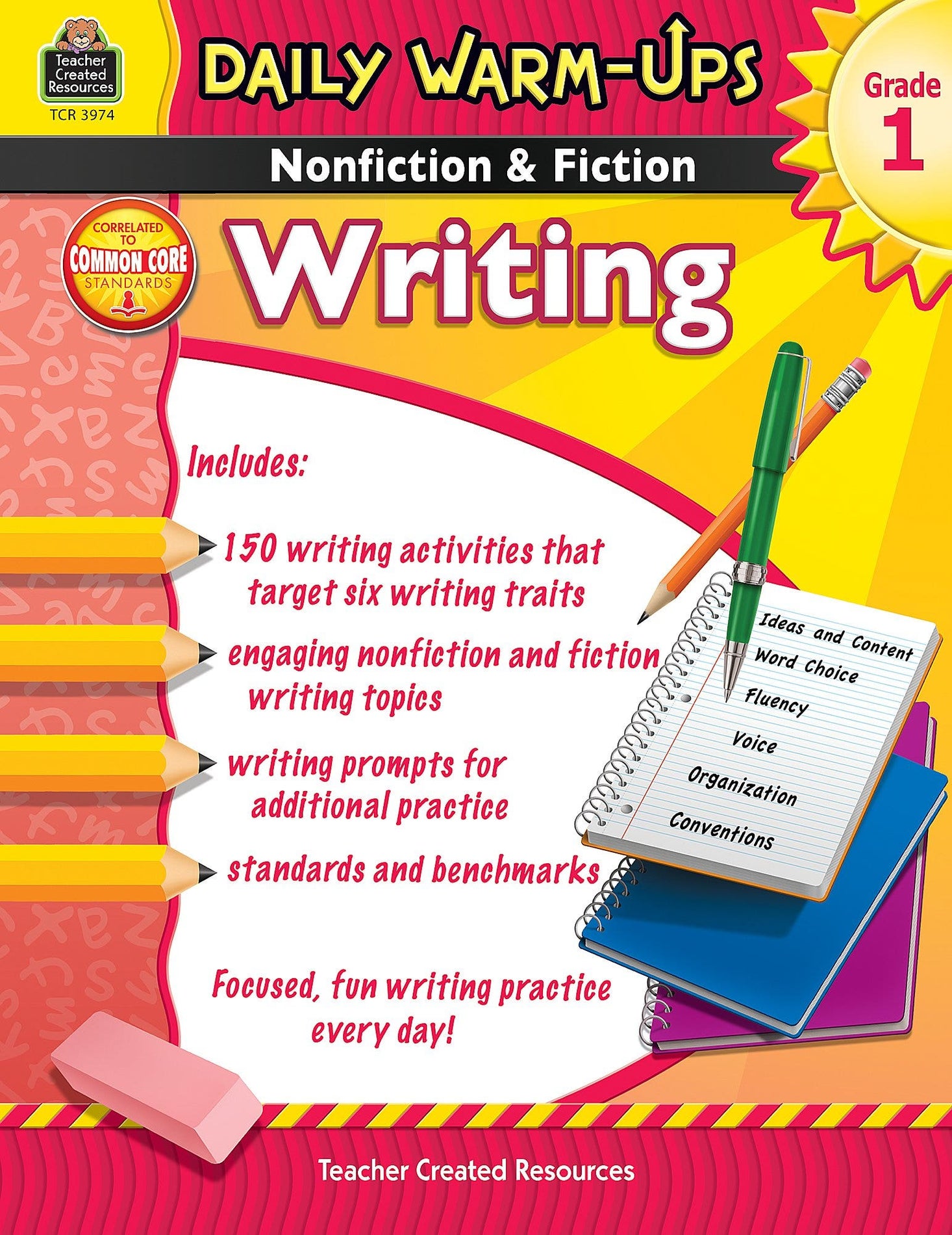 Daily Warm-Ups: Nonfiction & Fiction Writing Grd 1 Ebook